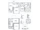 Detailed floor plan showcasing the layout of the home's main floor, upper level, and optional basement at 117 High Rock Ct # 9, Statesville, NC 28677