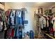 Walk-in closet featuring an extensive shelving and hanging system for maximum organization at 12889 Clydesdale Dr # 59, Midland, NC 28107