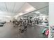 Fully equipped gym with a variety of exercise machines, free weights, and fitness equipment at 300 W 5Th St # 344, Charlotte, NC 28202