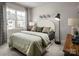 Inviting bedroom featuring a comfortable bed, stylish decor, and ample natural light at 3063 Finchborough Ct # 216, Charlotte, NC 28269