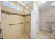 Bright bathroom with tile shower and modern fixtures at 4323 Wiregrass Rd, Indian Land, SC 29707