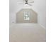 Spacious bedroom featuring neutral walls and carpet, with a ceiling fan and a window at 4323 Wiregrass Rd, Indian Land, SC 29707