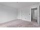 This bedroom features ample space and natural light with a closet at 515 Harrel St, Salisbury, NC 28144