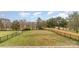 View of the fenced in backyard from an elevated vantage point at 619 N Skyland Dr, Mount Pleasant, NC 28124