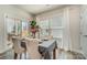 Dining area with patio view and sliding glass door to patio at 6419 Cambridge Dr, Harrisburg, NC 28075