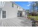 Spacious back deck perfect for entertaining with direct access to the home's interior at 13732 Strathaven Dr, Matthews, NC 28105