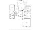 Detailed floor plan showcasing the layout of the home's first floor with specific room dimensions at 147 Pearl Bay Dr, New London, NC 28127