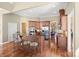 Well-equipped kitchen with wood cabinets, stainless steel appliances, and a breakfast bar seating at 147 Pearl Bay Dr, New London, NC 28127