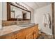 Modern bathroom with unique sink, vanity, and decorative mirror at 1790 Faires Rd, Rock Hill, SC 29730