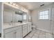 Bathroom featuring double sink vanity and tile floors at 1790 Faires Rd, Rock Hill, SC 29730