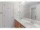 Full bathroom with double sink and shower at 2430 Berkshire Dr, Salisbury, NC 28146