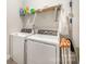 Bright laundry room with modern washer and dryer at 456 Lucky Dr, Concord, NC 28027