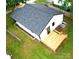 Aerial view of the house with a newly constructed wooden deck in the backyard at 621 Cauthen St, Rock Hill, SC 29730