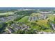 Expansive aerial view of a suburban neighborhood nestled amongst lush greenery and open fields at 758 Waterscape Ct, Rock Hill, SC 29730