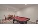 Spacious recreation room featuring a billiard table, seating area and ample space at 9786 Verdun Ct, Fort Mill, SC 29707