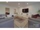 Inviting living room offering recessed lighting, comfortable seating, and modern design at 9786 Verdun Ct, Fort Mill, SC 29707