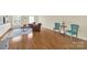 Well-lit living room featuring hardwood floors, area rugs, and comfortable seating for a stylish and inviting space at 1569 Benjamen Latrobe Cir, Fort Mill, SC 29708