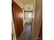 Functional bathroom with herringbone floors, a toilet, and a vanity at 701 Betty St, Gastonia, NC 28054