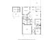 Detailed floor plan showcasing spacious layout with kitchen, living room, bedrooms, and outdoor patio at 815 Foxmeade Ct, Salisbury, NC 28144