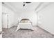 Bright main bedroom with trey ceiling, carpet floors, and natural light at 815 Foxmeade Ct, Salisbury, NC 28144