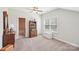 Bedroom featuring neutral colors, a ceiling fan, and a window for ample natural lighting at 205 Cowboys Cir, Rock Hill, SC 29732