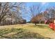 Expansive yard featuring a mix of trees and green space, partially fenced on a sunny day at 3080 Sims Rd, Rock Hill, SC 29730