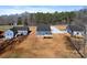 Aerial view of new construction homes with decks, driveways and large lots at 4005 Miller Rd, Salisbury, NC 28147