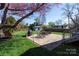 Backyard with patio and shed at 4717 Doris Ave, Charlotte, NC 28205