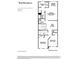 Glenville second floor plan featuring the primary bedroom suite, flex room, and bedrooms 2 and 3 at 9408 Munsing Dr # 149, Charlotte, NC 28269