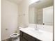 Full bathroom with vanity, mirror, and tub shower at 13024 Suncreek Ter, Charlotte, NC 28214