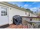 Outdoor deck with seating and a grill perfect for entertaining or relaxing at 301 N 4Th Ave, Maiden, NC 28650