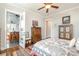 Bedroom with an adjacent screened porch offering views and space for relaxation at 126 Sisters Cove Ct, Mooresville, NC 28117