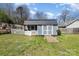 Well-maintained shed with a ramp, offering practical backyard storage at 134 Cline St, Concord, NC 28027