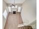 Living room featuring fireplace and hardwood flooring at 16729 Timber Crossing Rd, Charlotte, NC 28213