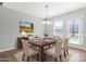 Formal dining room with table, chairs and sideboard plus natural light at 1911 Kingstree Dr, Monroe, NC 28112