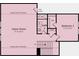 Detailed floor plan showcasing the layout of the second floor of the property at 324 Basil Dr, Indian Trail, NC 28079