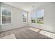 Bright and airy bedroom featuring carpeted floors and three windows offering ample natural light at 4011 Vista Pine Dr, Charlotte, NC 28215