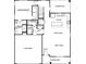 Layout of the first floor featuring a Gathering room, kitchen, dining room, and 2-car garage at 7205 Jerimoth Dr, Charlotte, NC 28215