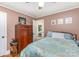 This bedroom features hardwood floors and doorway at 1041 Cutler Pl, Charlotte, NC 28212