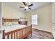 Cozy bedroom featuring a wooden bed frame and a window providing natural light at 1370 Martin Rd, Hickory Grove, SC 29717