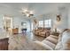 Comfortable living room with hardwood floors, neutral colors, and classic decor at 1370 Martin Rd, Hickory Grove, SC 29717