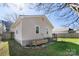 Backyard of home featuring level ground and exterior view of siding, perfect for relaxing and outdoor activities at 1509 Harrill St, Charlotte, NC 28205