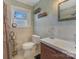 A small bathroom with bright lighting, and a clean-looking setup at 1815 W Sugar Creek Rd, Charlotte, NC 28262