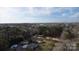 Scenic aerial view of a residential property with lush green surroundings and mature trees at 1909 Stokes Ferry Rd, Salisbury, NC 28146