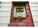 Open electrical panel with view of circuit breakers and handwritten labels at 2825 Bancroft St # C, Charlotte, NC 28206