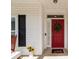 Inviting front door with festive wreath, creating a warm and welcoming entry at 420 Spring Arbor Ave # 80, Salisbury, NC 28146