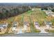 Aerial view of a property highlighting the lot lines of a single Gathering home at 4496 Springs Rd, Conover, NC 28613