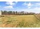 Expansive backyard, partially covered in grass, surrounded by a wooden fence at 4496 Springs Rd, Conover, NC 28613