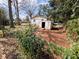 Backyard with storage shed at 4801 Kipling Dr, Charlotte, NC 28212