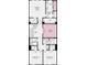 Second floor layout showing owner's suite, bathroom, study, laundry room and two additional bedrooms with shared bath at 8637 Miles Gap Rd, Indian Land, SC 29707